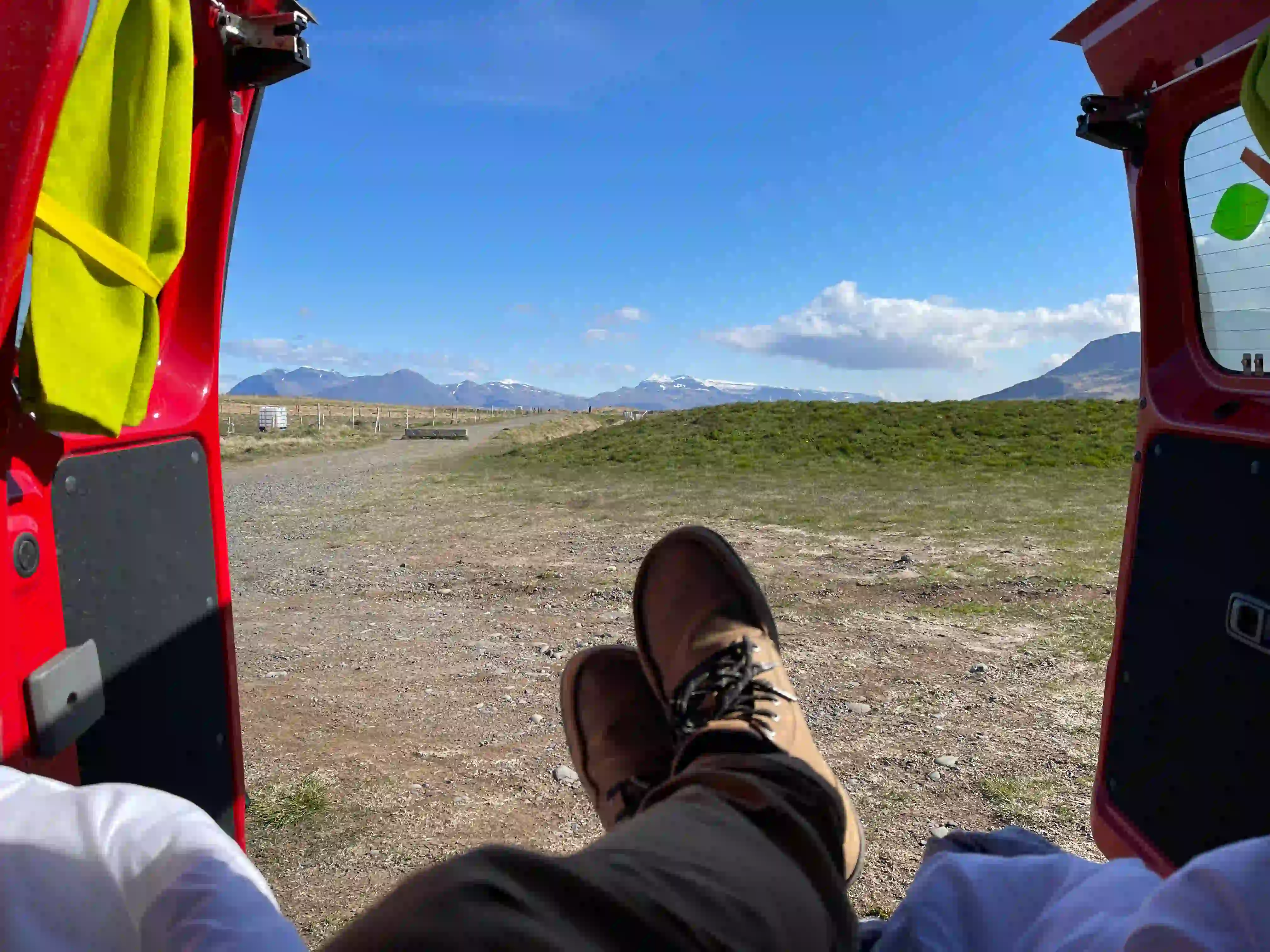 iceland itinerary, happy camper view
