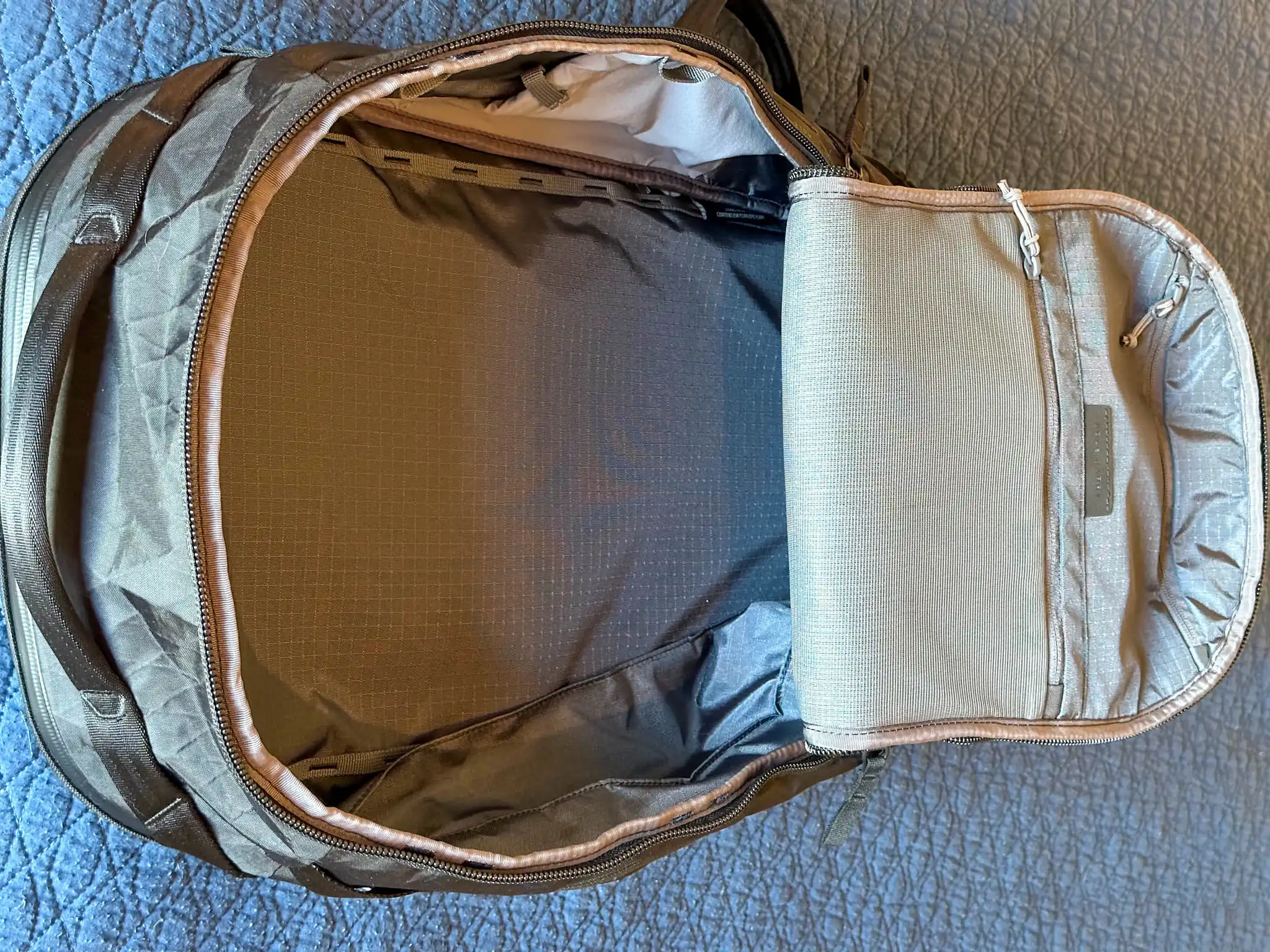 Able Carry Max main compartment