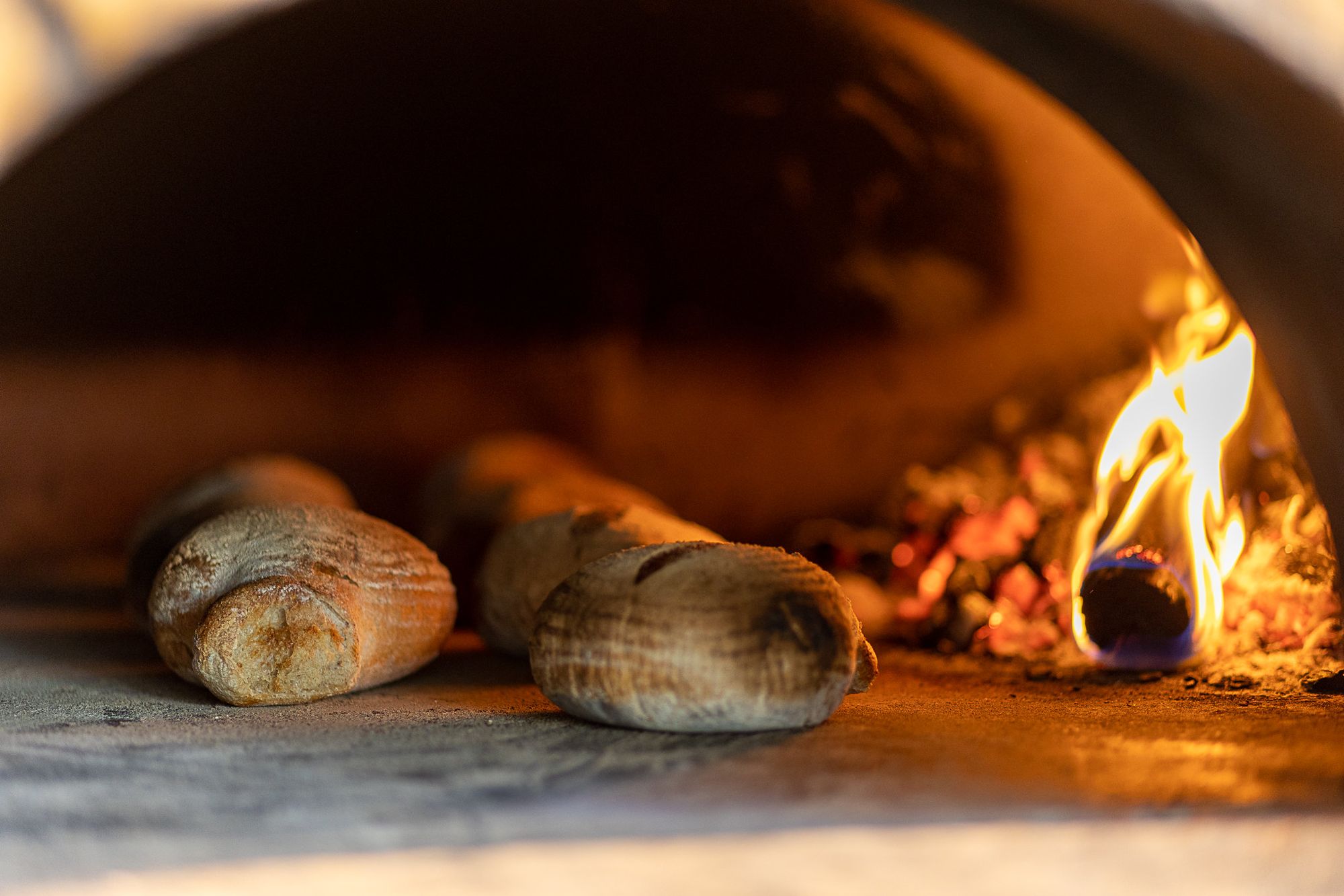 Bread in the oven at Prudencia