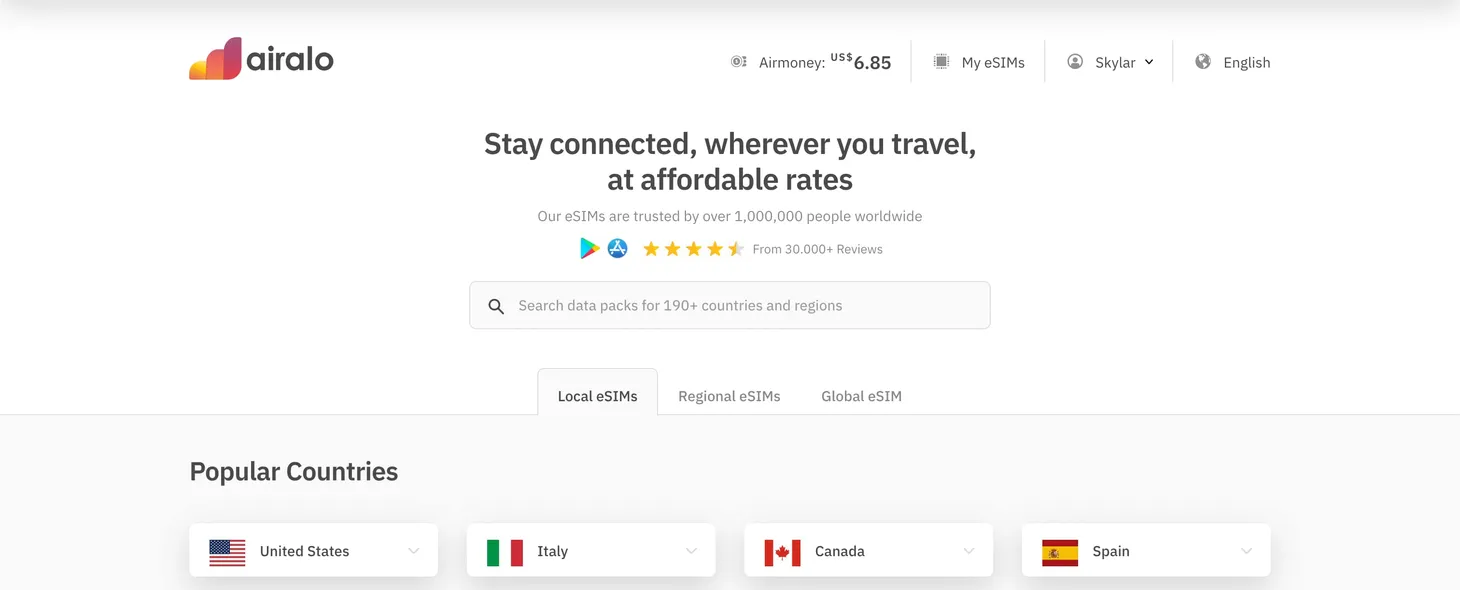 airalo esim review