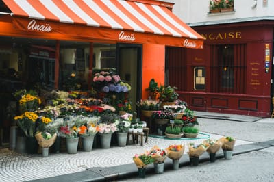 Paris flower shop